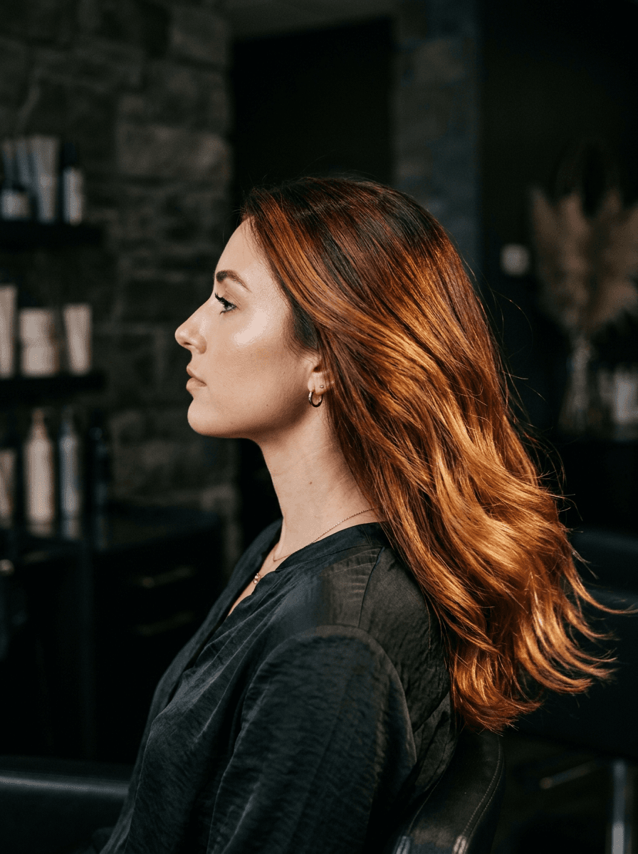 Ombré cu tranziție graduală