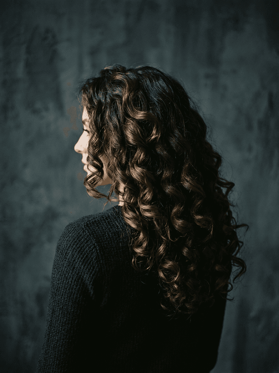 Bucle voluminoase păr lung