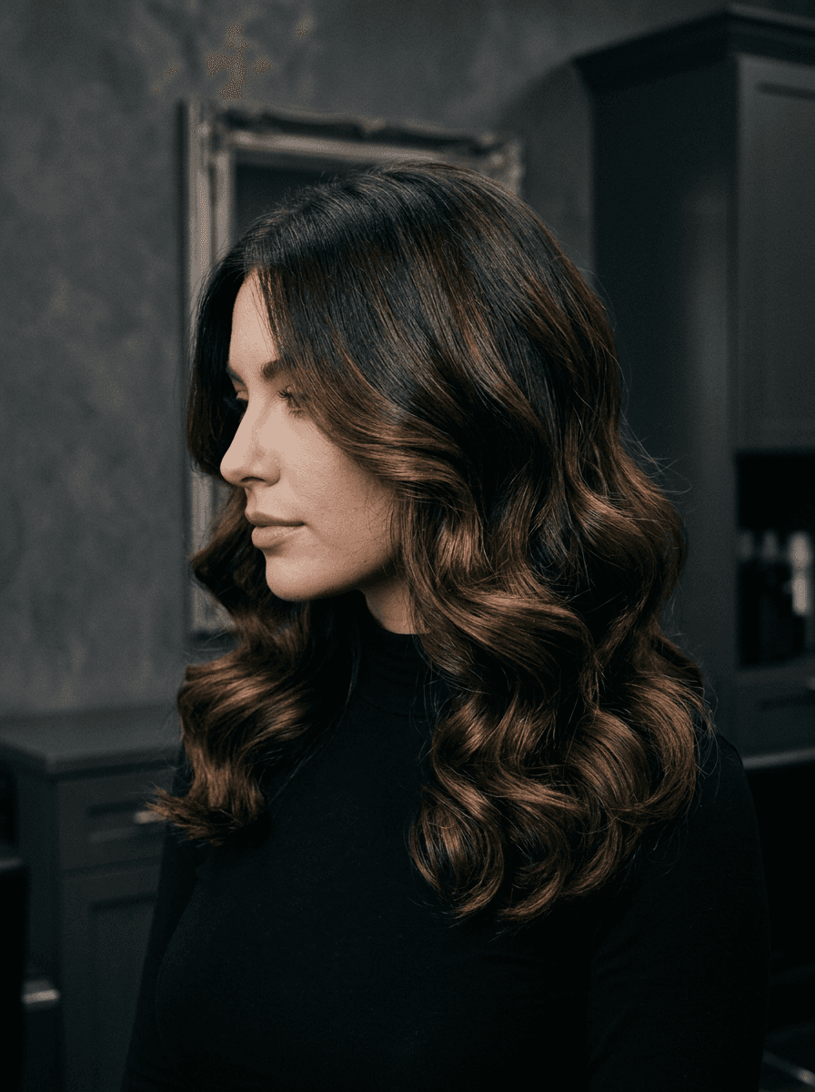 Bucle elegante Hollywood