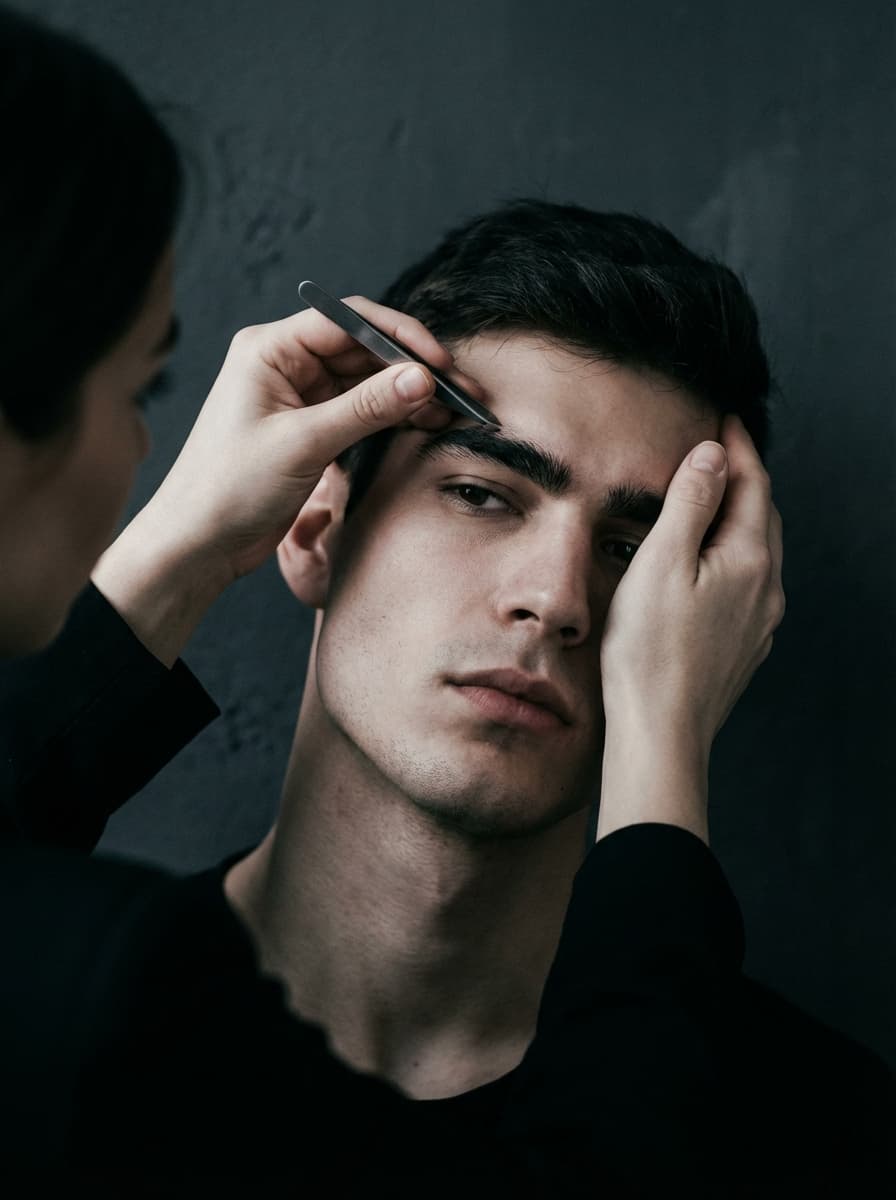 Pensat sprâncene bărbați profesional