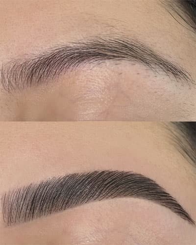 Stilizare sprâncene cu henna - 2