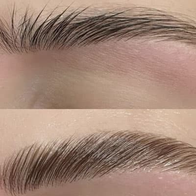 Laminare sprâncene - 12