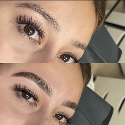 Laminare sprâncene - 5