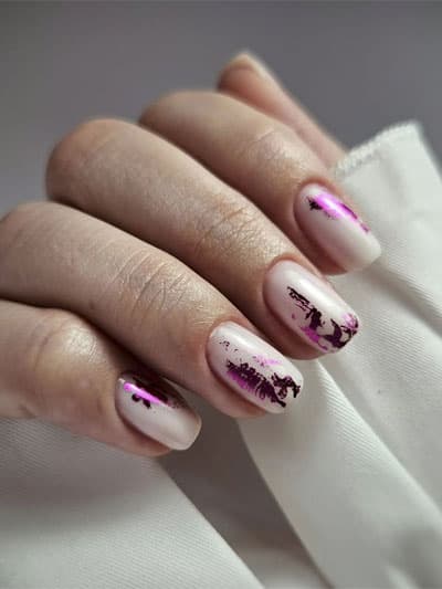 Manichiura cu Oja Semipermanenta - 8