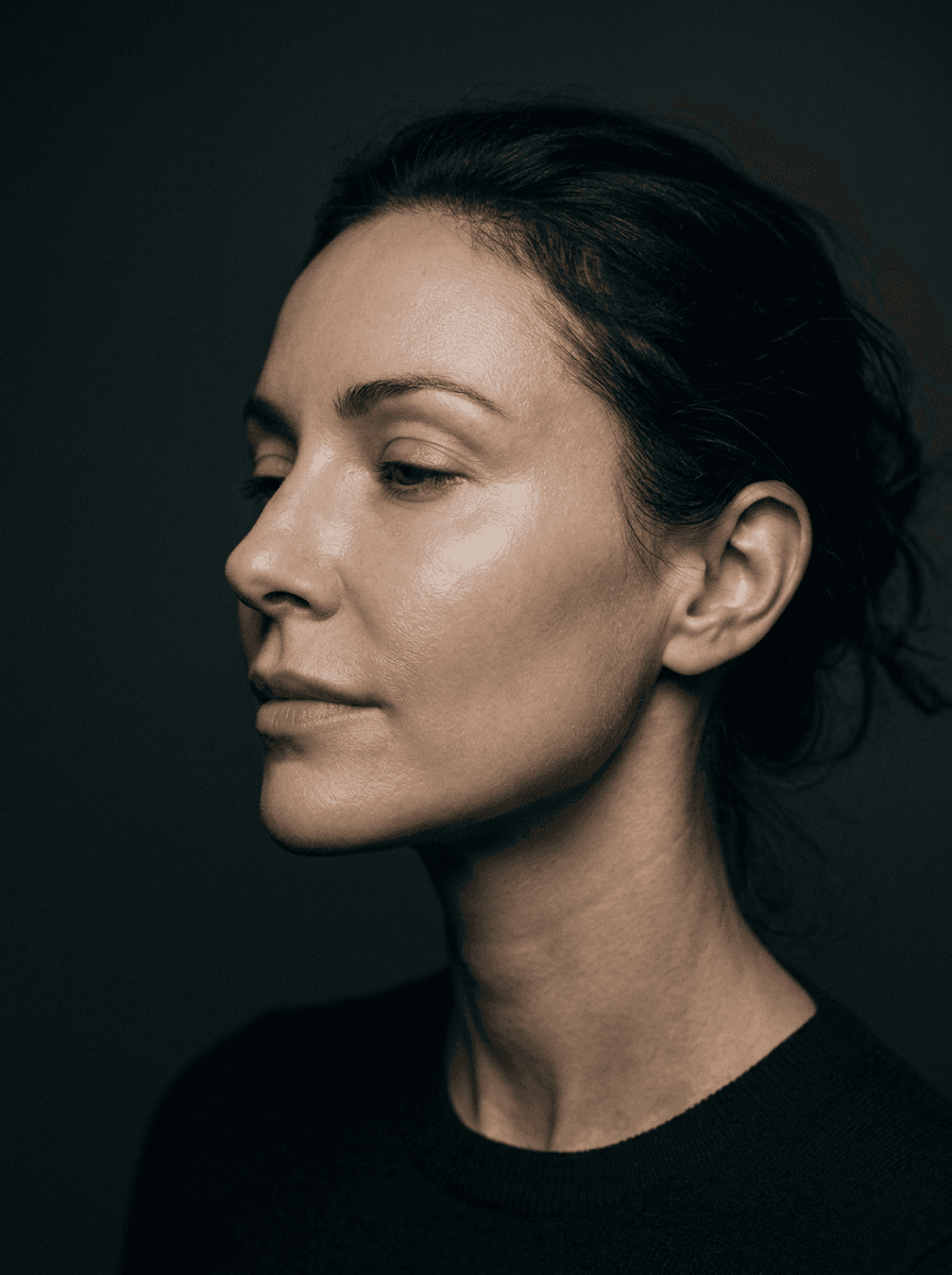 Firm and defined facial contour